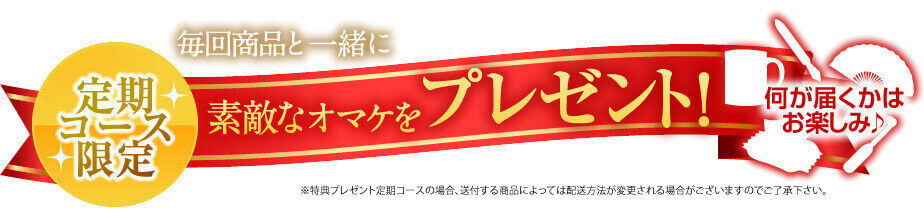 素敵なおまけをプレゼント