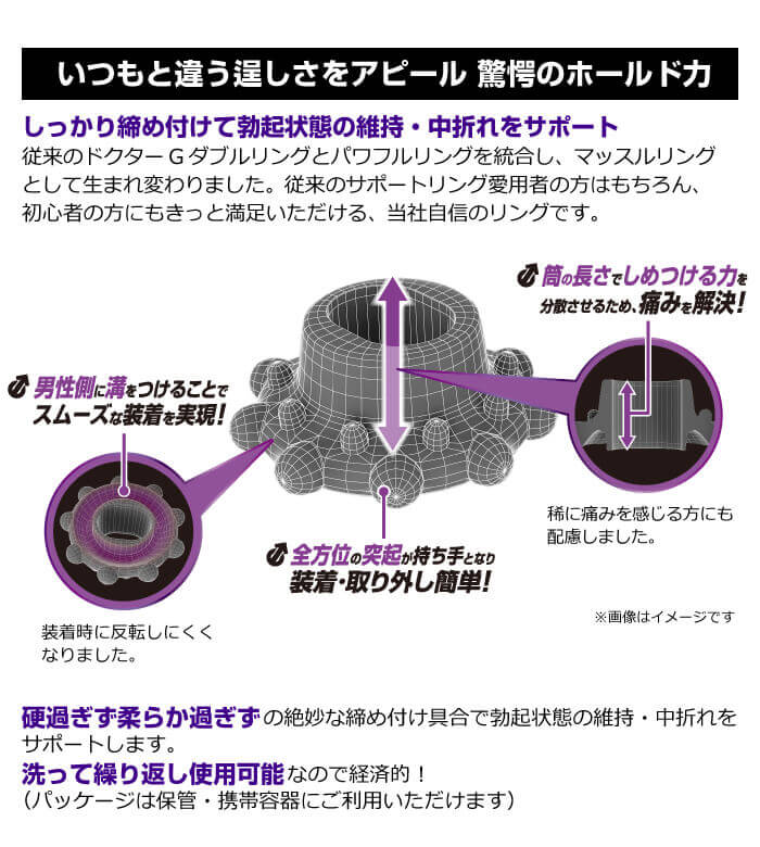 いつもと違う逞しさをアピール　驚愕のホールド力