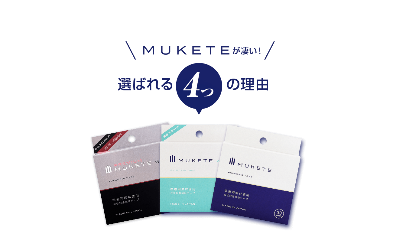 MUKETEが凄い！選ばれる4つの理由